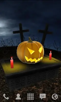 Halloween Pumpkin 3D Wallpaper android App screenshot 0