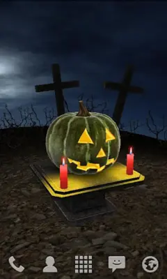 Halloween Pumpkin 3D Wallpaper android App screenshot 1